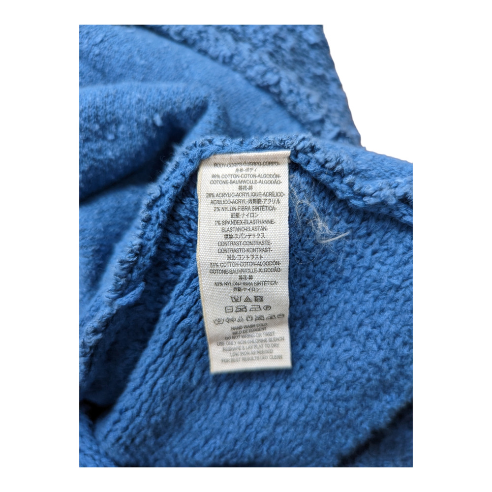 Free People Blue mixed media sweater - Picture 9 of 9